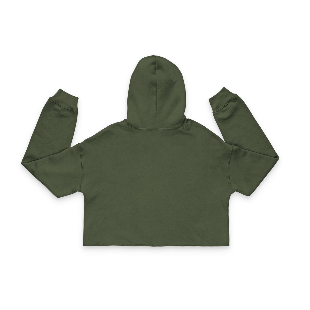 Floral Garden Print - Cropped Hoodie